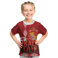 Tonga Rugby Custom Kid T Shirt 2026 Go Ikale Tahi Ngatu Pattern