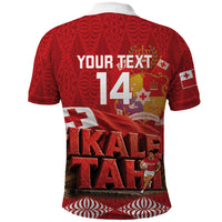 Tonga Rugby Custom Polo Shirt 2026 Go Ikale Tahi Ngatu Pattern