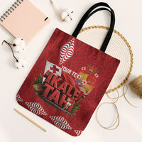 Tonga Rugby Custom Tote Bag 2026 Go Ikale Tahi Ngatu Pattern