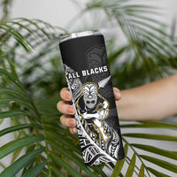 New Zealand and Ireland Rugby Skinny Tumbler All Black Maori Mix Shamrocks
