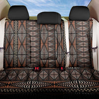 Malo e lelei Tonga Back Car Seat Cover Tongan Ngatu Vintage Brown - Polynesian Pride