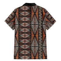 Malo e lelei Tonga Family Matching Mermaid Dress and Hawaiian Shirt Tongan Ngatu Vintage Brown - Polynesian Pride