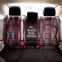 Tonga Rugby Back Car Seat Cover 2025 Mate Maa Tonga Ngatu Motif - Polynesian Pride