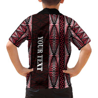 Tonga Rugby Personalised Family Matching Long Sleeve Bodycon Dress and Hawaiian Shirt 2025 Mate Maa Tonga Ngatu Motif - Polynesian Pride