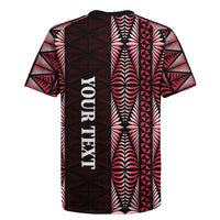 Tonga Rugby Personalised Rugby Jersey 2025 Mate Maa Tonga Ngatu Motif - Polynesian Pride