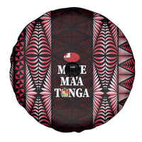 Tonga Rugby Spare Tire Cover 2025 Mate Maa Tonga Ngatu Motif - Polynesian Pride