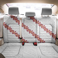 White Sunday Tonga Fakame Back Car Seat Cover Tongan Ngatu Heilala Lei - Polynesian Pride