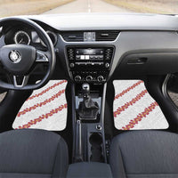 White Sunday Tonga Fakame Car Mats Tongan Ngatu Heilala Lei - Polynesian Pride
