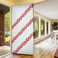 White Sunday Tonga Fakame Door Cover Tongan Ngatu Heilala Lei - Polynesian Pride