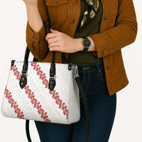 White Sunday Tonga Fakame Leather Bag Tongan Ngatu Heilala Lei - Polynesian Pride