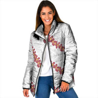 White Sunday Tonga Fakame Padded Jacket Tongan Ngatu Heilala Lei - Polynesian Pride