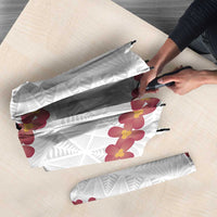 White Sunday Tonga Fakame Umbrella Tongan Ngatu Heilala Lei - Polynesian Pride