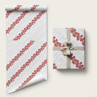White Sunday Tonga Fakame Wrapping Paper Tongan Ngatu Heilala Lei - Polynesian Pride
