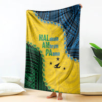 Malampa Province Vanuatu Blanket Map With Polynesian Pattern LT14 - Polynesian Pride