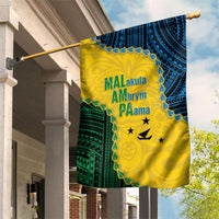 Malampa Province Vanuatu Garden Flag Map With Polynesian Pattern LT14 House Flag Multicolor - Polynesian Pride