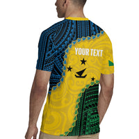 Personalised Malampa Province Vanuatu Rugby Jersey Map With Polynesian Pattern LT14 - Polynesian Pride
