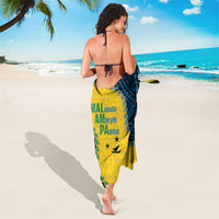 Malampa Province Vanuatu Sarong Map With Polynesian Pattern LT14 - Polynesian Pride