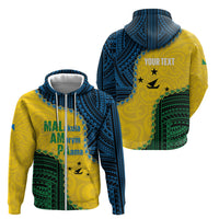 Personalised Malampa Province Vanuatu Zip Hoodie Map With Polynesian Pattern LT14 - Polynesian Pride
