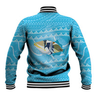 Aloha Hawaii Humuhumu Reef Triggerfish Baseball Jacket Hawaiian Leis Kakau Pattern LT14 - Polynesian Pride