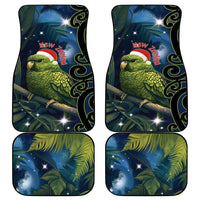 New Zealand Christmas Car Mats Cute Kakapo Meri Kirihimete Maori Koru