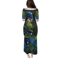 New Zealand Christmas Puletasi Cute Kakapo Meri Kirihimete Maori Koru