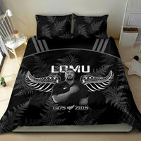 New Zealand Silver Fern Rugby Bedding Set Aotearoa Godfather Proud Gone But Never Forgotten LT14 - Polynesian Pride