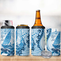 New Zealand Saling 4 in 1 Can Cooler Tumbler Aotearoa Yacht Racing - Born To Sail