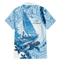 New Zealand Saling Family Matching Puletasi and Hawaiian Shirt Aotearoa Yacht Racing - Born To Sail