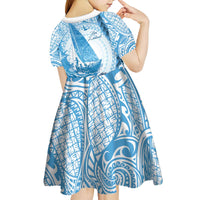 New Zealand Saling Kid Short Sleeve Dress Aotearoa Yacht Racing - Born To Sail