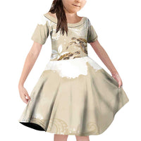 Happy Valentine's Day Polynesia Family Matching Off Shoulder Short Dress and Hawaiian Shirt SeaTurtle Couple Polynesian - Pollinate Color