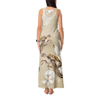 Happy Valentine's Day Polynesia Tank Maxi Dress SeaTurtle Couple Polynesian - Pollinate Color LT14 - Polynesian Pride