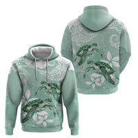 Happy Valentine's Day Polynesia Zip Hoodie SeaTurtle Couple Polynesian - Green Lester Color LT14 - Polynesian Pride
