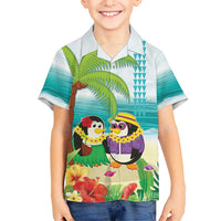 Hawaii Penguin Couple Hawaiian Shirt Hawaiian Kakau - Tropical Summer Vibes