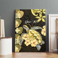 Personalised Aloha Hawaii Oahu Island Canvas Wall Art Gathering Place Sea Turtle Ilima Flowers