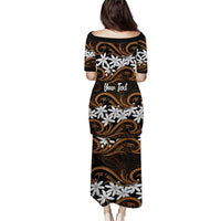 Personalised Cook Islands Rakahanga Puletasi Tiare Maori Polynesian Waves Tattoo LT14 - Polynesian Pride