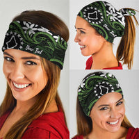 Personalised Cook Islands Palmerston Neck Gaiter Tiare Maori Polynesian Waves Tattoo