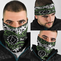 Personalised Cook Islands Palmerston Neck Gaiter Tiare Maori Polynesian Waves Tattoo