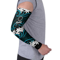 Personalised Cook Islands Penrhyn Atoll Arm Sleeves Tiare Maori Polynesian Waves Tattoo LT14 - Polynesian Pride