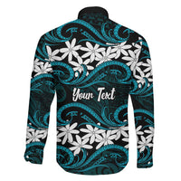 Personalised Cook Islands Penrhyn Atoll Family Matching Mermaid Dress and Hawaiian Shirt Tiare Maori Polynesian Waves Tattoo
