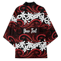 Personalised Cook Islands Atiu Enuamanu Kimono Tiare Maori Polynesian Waves Tattoo LT14 - Polynesian Pride