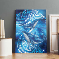 New Zealand Humpback Whale Matariki Canvas Wall Art Maori New Year Taniko Niho Taniwha