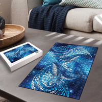 New Zealand Humpback Whale Matariki Puzzle Maori New Year Taniko Niho Taniwha LT14 - Polynesian Pride