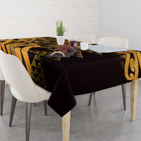 Humpback Whale Matariki New Zealand Tablecloth NZ Maori Paikea Poutama Luxury Gold LT14 - Polynesian Pride
