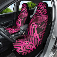Humpback Whale Matariki New Zealand Car Seat Cover NZ Maori Paikea Poutama Luxury Pink