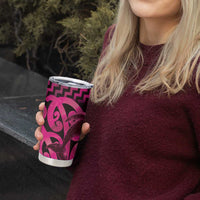 Humpback Whale Matariki New Zealand Tumbler Cup NZ Maori Paikea Poutama Luxury Pink