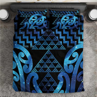 Taniko Motifs Matariki New Zealand Bedding Set NZ Niho Taniwha Poutama