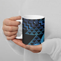 Taniko Motifs Matariki New Zealand Ceramic Mug NZ Niho Taniwha Poutama LT14 - Polynesian Pride