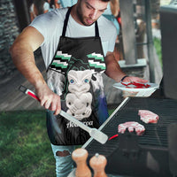 Aotearoa Korowai Motif Apron Hei Tiki Poutama Maori Pattern - Polynesian Pride