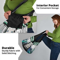 Aotearoa Korowai Motif Grocery Bag Hei Tiki Poutama Maori Pattern