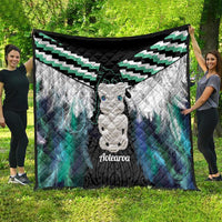 Aotearoa Korowai Motif Quilt Hei Tiki Poutama Maori Pattern